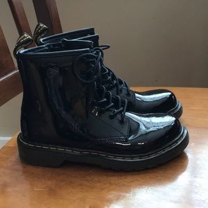 Kids size 2 doc martins, like new worn once